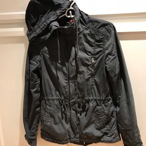 H&M Navy Rain jacket - lightly used